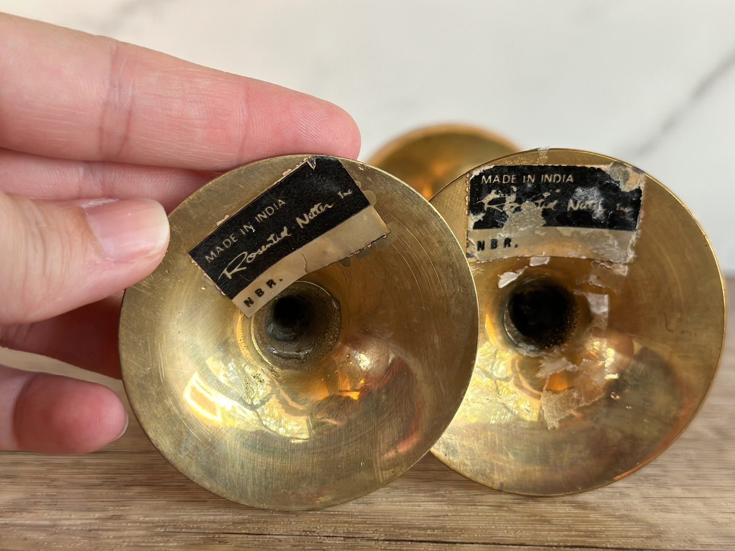 Brass Goblets Candle Holders