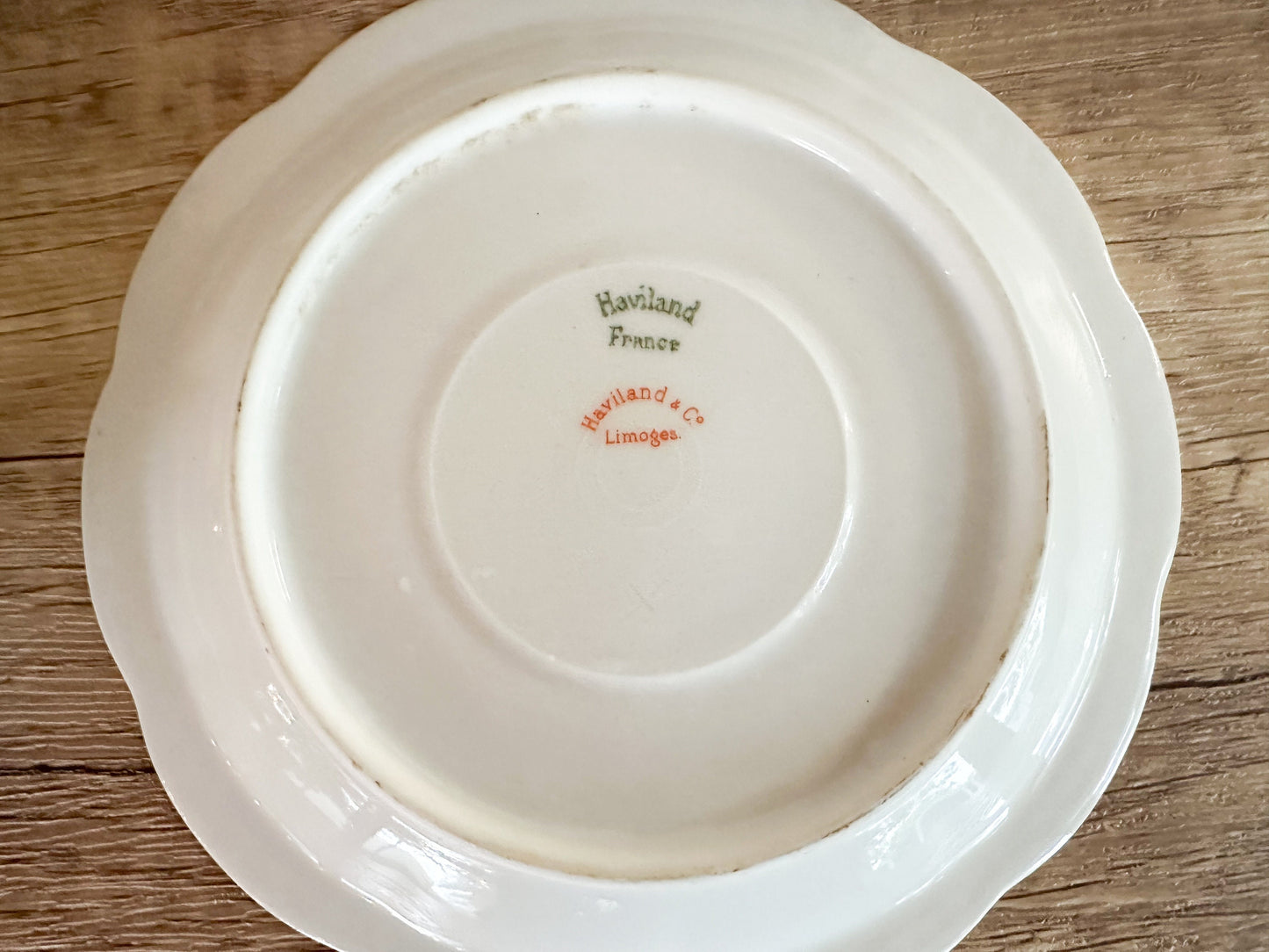 Haviland & Co. Limoges France Floral Saucers Set of 5