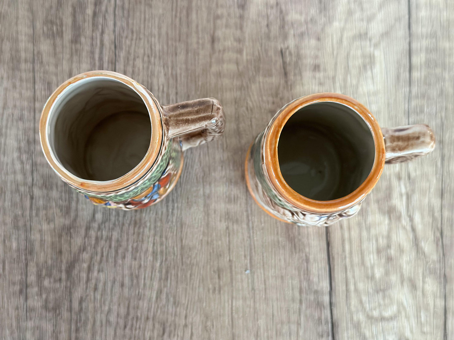 Pair of Mini Vintage Beer Steins