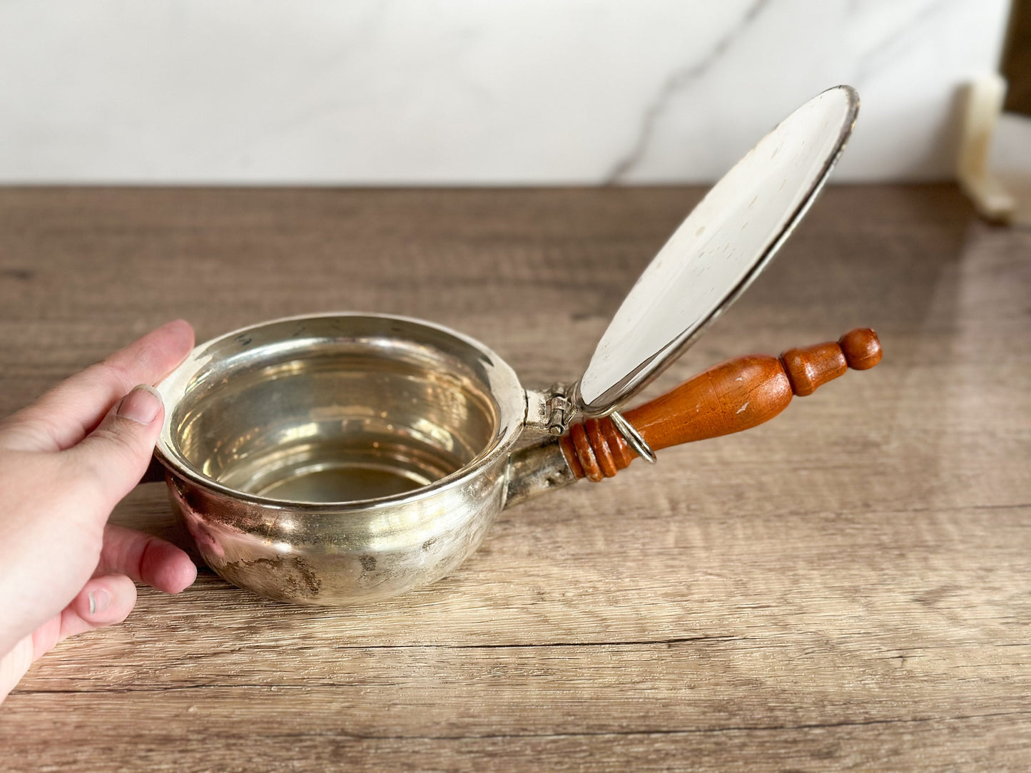 Silverplated Crumb Catcher Silent Butler