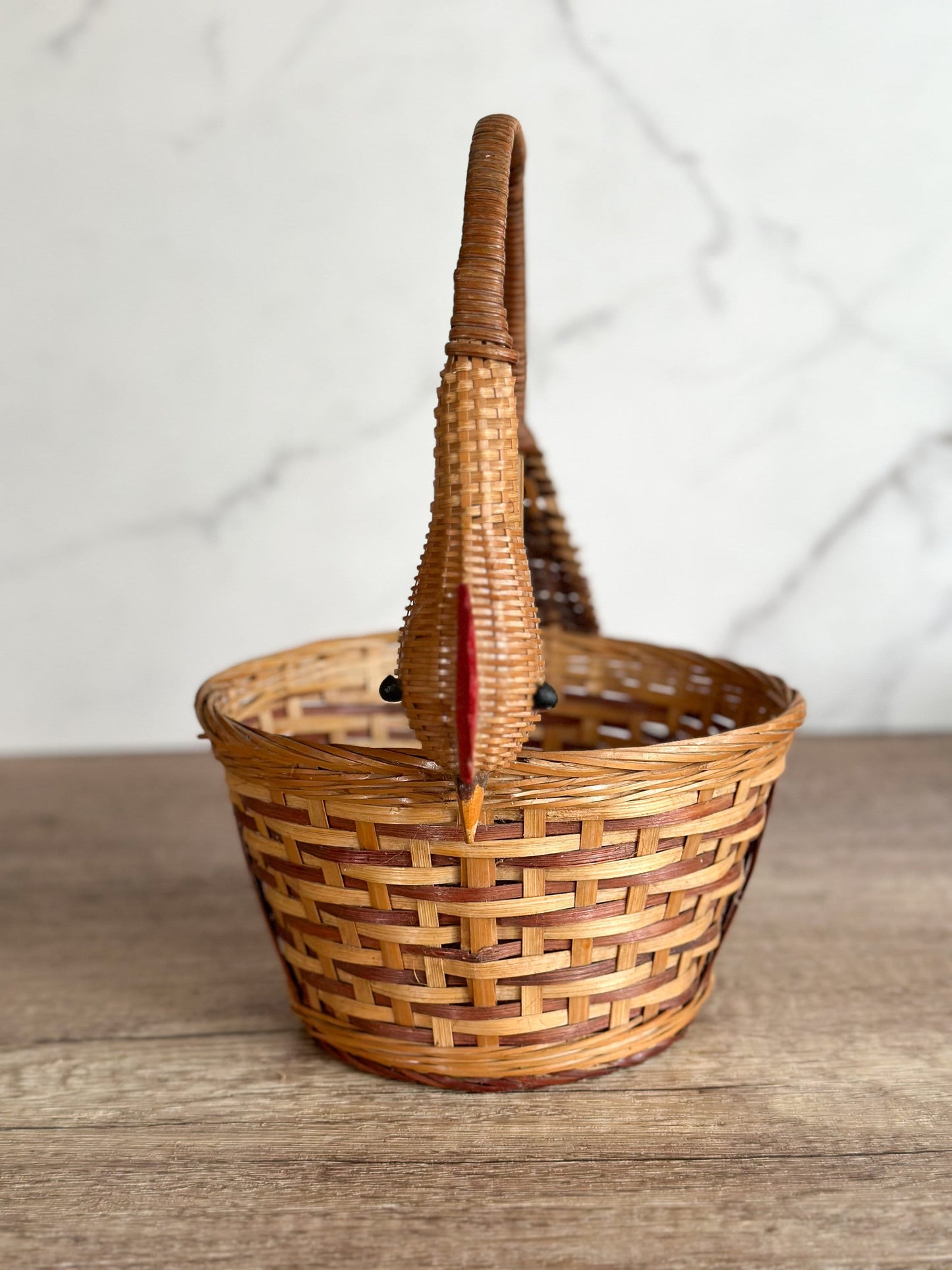 Rooster Chicken Basket