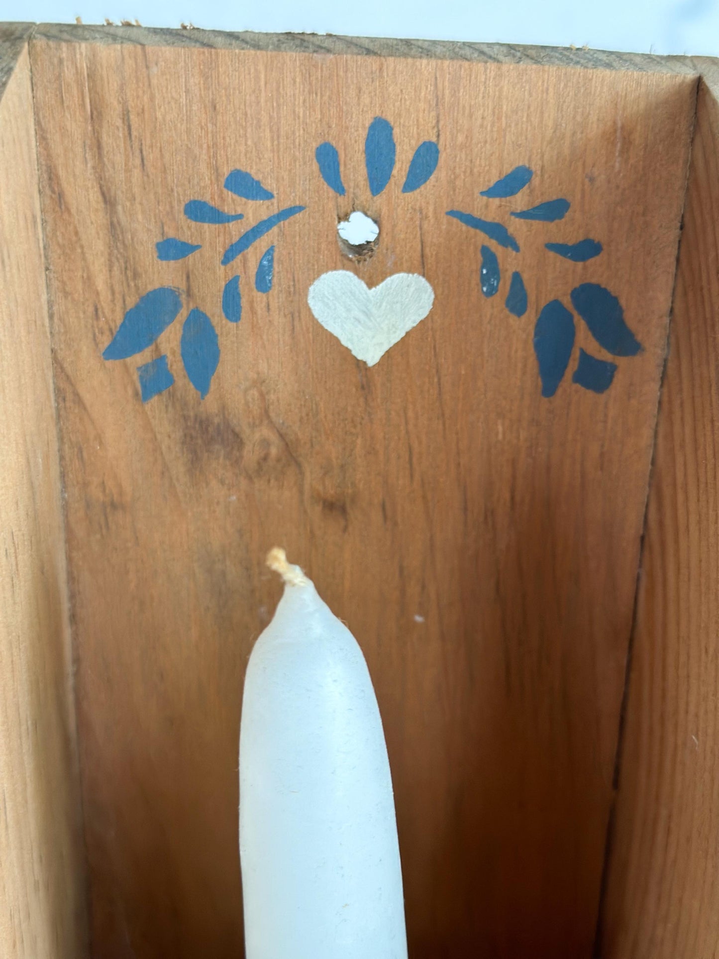 Wood Taper Candle Holder