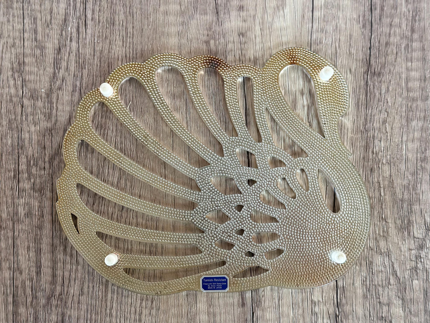 Silver Plated Swan Trivet