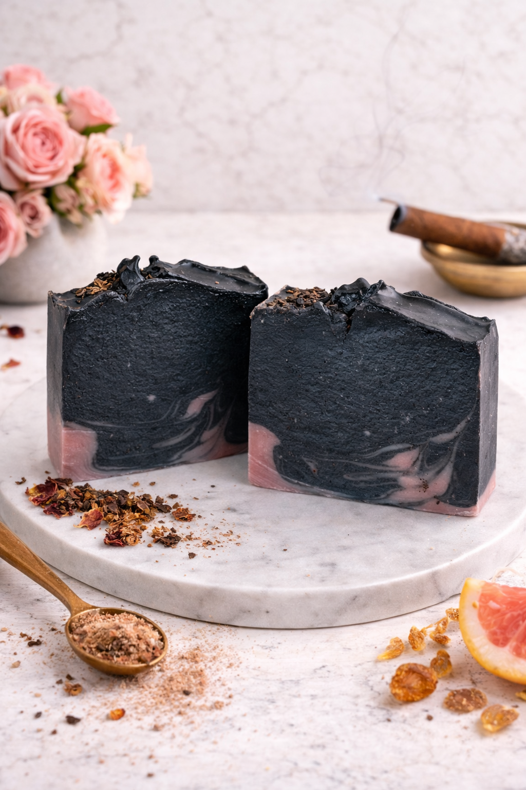 Wild Rose and Smoke Soap