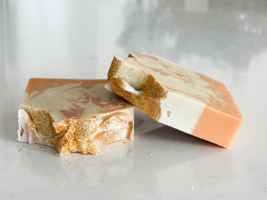 Cranberry Orange Swirl Soap