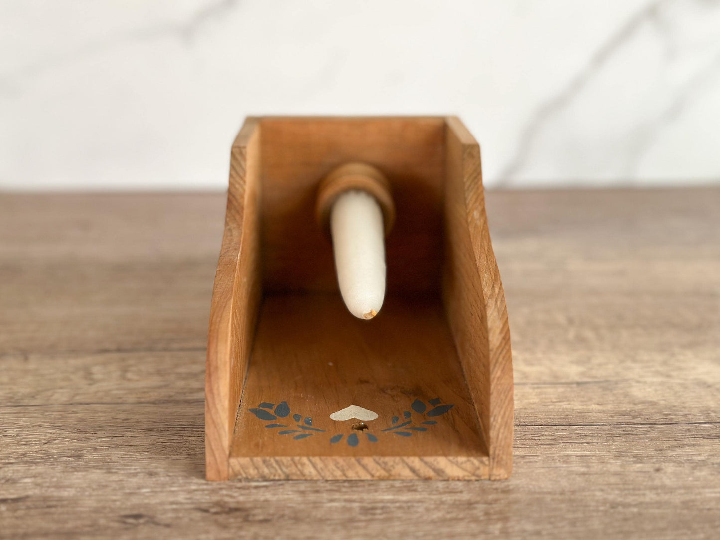 Wood Taper Candle Holder