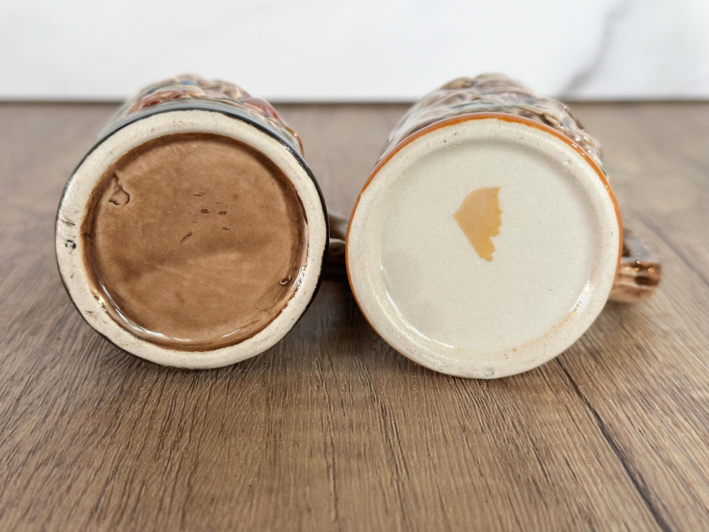 Pair of Mini Vintage Beer Steins