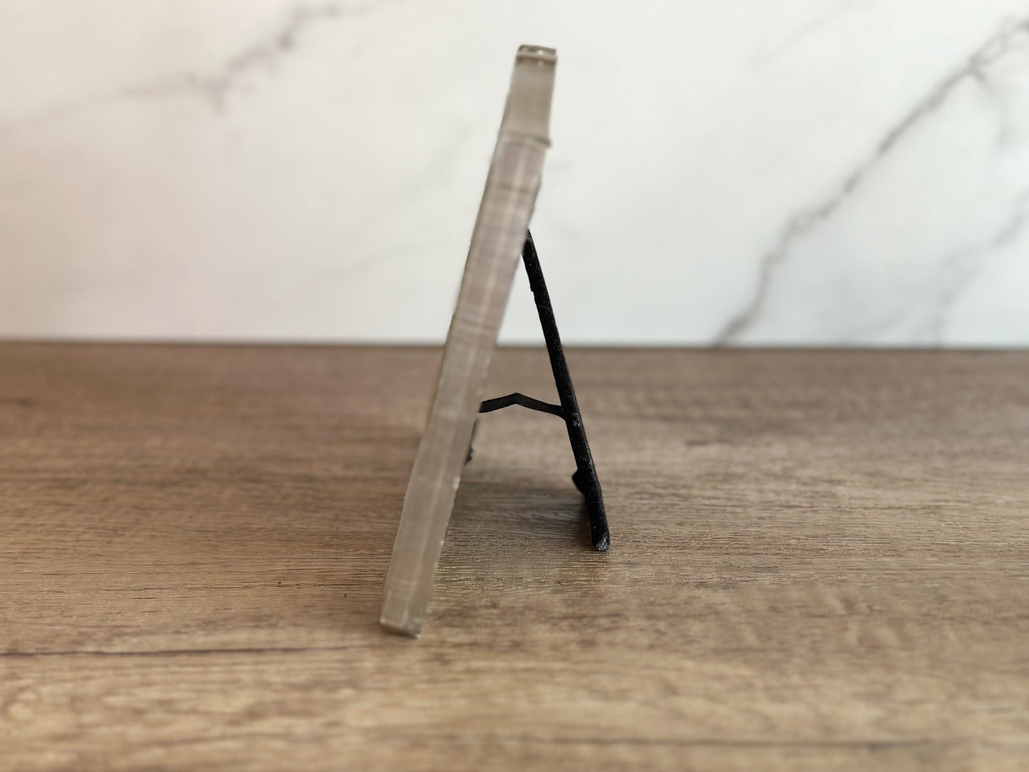 Silver-toned Frame with Bow