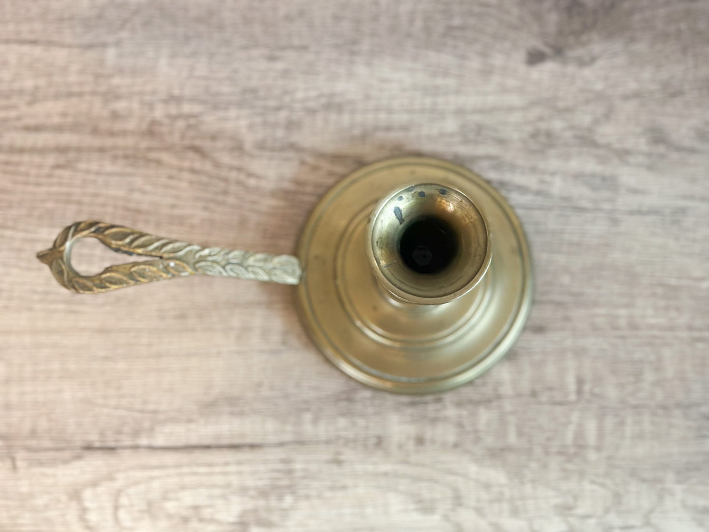 Brass Chamberstick Candle Holder